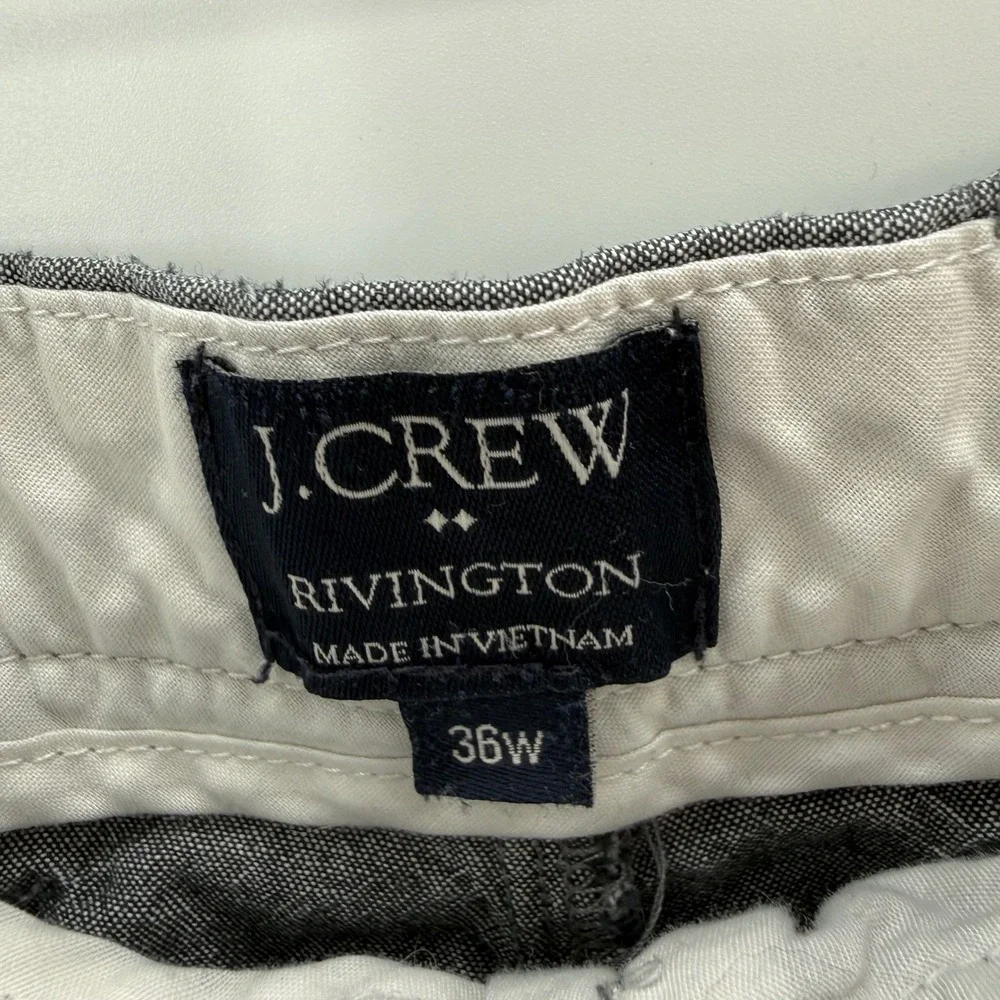 J. Crew Rivington Shorts Mens‎ Size 36 Gray Chambray